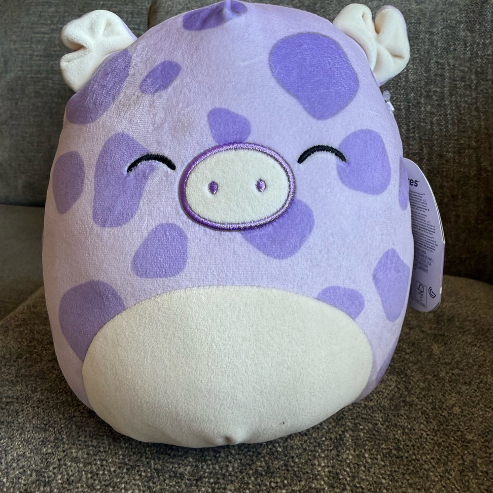 Squishmallows Lavender and Cream Pammy Plush Easter